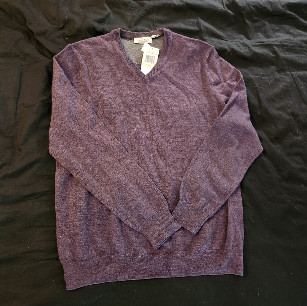 NWT Calvin Klein merino sweater medium